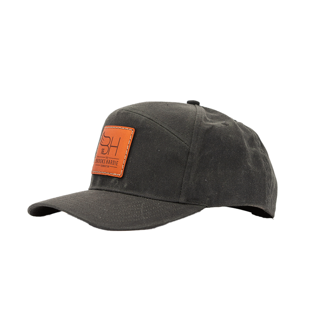 7 Panel Wax Hat - Olive