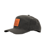 7 Panel Wax Hat - Olive