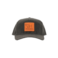 7 Panel Wax Hat - Olive